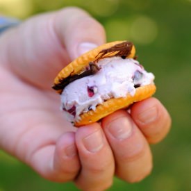 Ritz Cracker Ice Cream Sandwiches