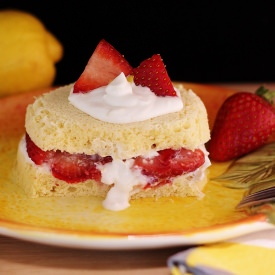 Paleo Strawberry Lemon Shortcake