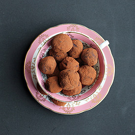 Beet, Chocolate and Tea Truffles