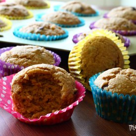 Peanut Butter & Carob Muffins