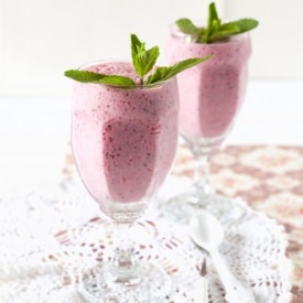 Mint & Raspberry Smoothie