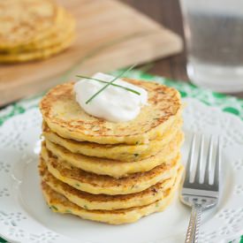 Summer Squash and Chive Fritters