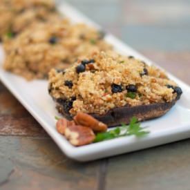 Quinoa Stuffed Portobello Mushroom