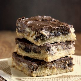 Frosted Chocolate Chip Yogurt Bars