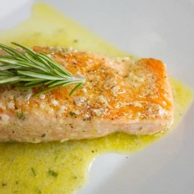 Pan Seared Salmon with Citrus Sauce