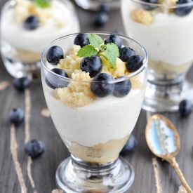 Cheesecake with Lime and Bluberry