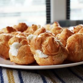 Cream Puffs with Whipped Cream