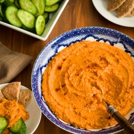 Roasted Red Pepper Hummus