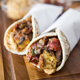 Spiced Moroccan Chicken Wraps