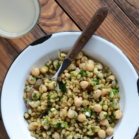 Chickpea + Herb Wheat Berry Salad