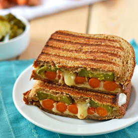 Roasted Carrot Grilled Cheese