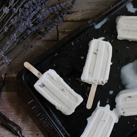 Creamy Lavender Honey Paleta