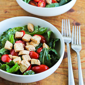 Baby Kale Caprese-Style Salad