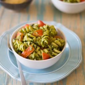 Creamy Kale Pesto Pasta