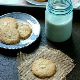 Vegan Triple Almond Cookies