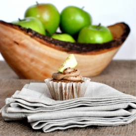 Mini Paleo Maple Cupcakes