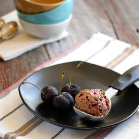 Chocolate Cherry Ice Cream