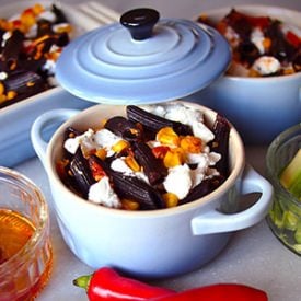 Chocolate Pasta con Chilies