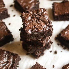 Dark Chocolate Avocado Brownies