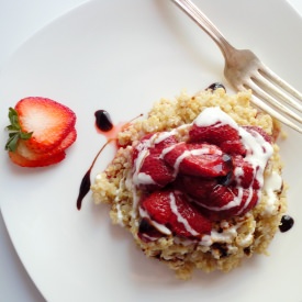 Roasted Strawberry Quinoa