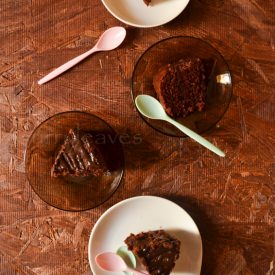 Steamed Eggless Chocolate Cake
