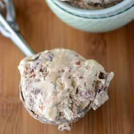 Coffee Nutella Swirl Ice Cream