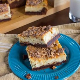 Toffee Cheesecake Bars
