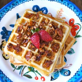 Buttermilk-Banana Waffles (GF)