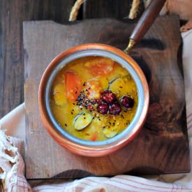 Split Pea Lentil Pumpkin Soup