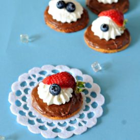 No Bake Biscuit Tart