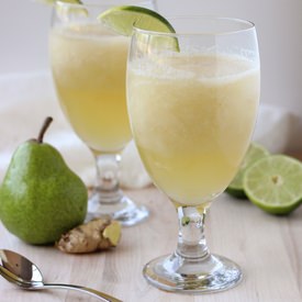 Ginger Pear Spritzers
