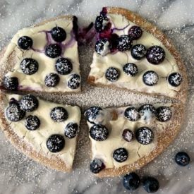 Blueberry Dessert Pizza