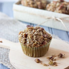 Pumpkin Muffins Pecan Streusel