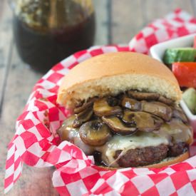 Southern Comfort Glazed Burgers