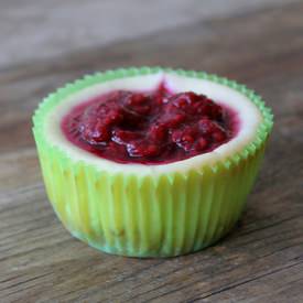 White Chocolate Raspberry Chzcakes