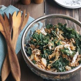 Kale and Coconut Chicken Salad