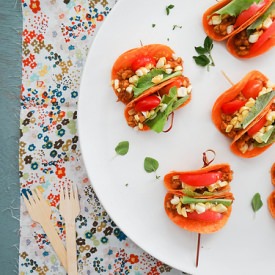 Mini BBQ Tempeh Tacos