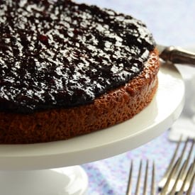 Jam-Topped Spiced Honey Cake