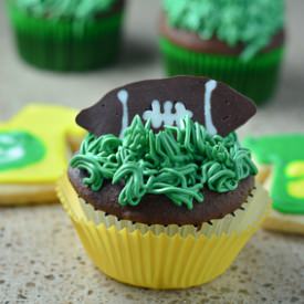 Football Cupcakes