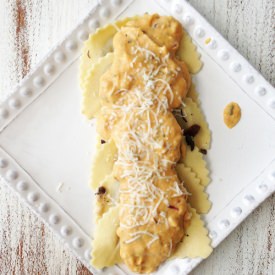 Guitless Pumpkin Alfredo Sauce