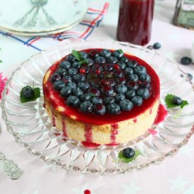 Crustless Protein Quark Cheesecake