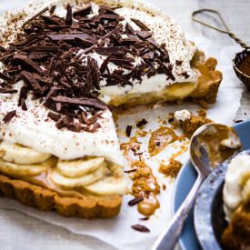 Salty Banoffee Pie