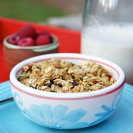 Oil-Free and SF Sesame Granola