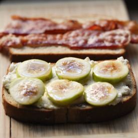 Fig, Ricotta, Bacon & Honey Panini