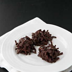 Salted Dark Chocolate Haysticks