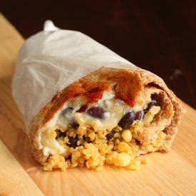 Quinoa and Black Bean Wrap