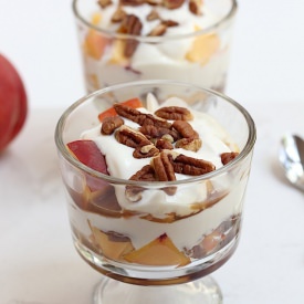 Peach & Pecan Brown Sugar Parfait