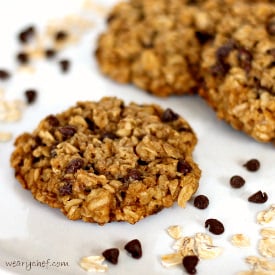 Flourless Chocolate Chip Cookies