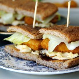 Mini Chicky Nugget & Egg Sandwiches