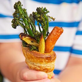 Roasted Vegetable Cones
